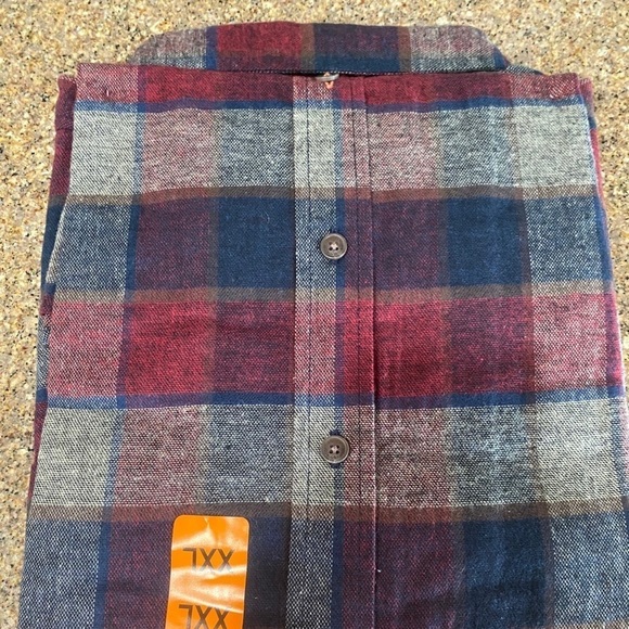 Weatherproof Vintage Men’s Long Sleeve Flannel XXL New With Tags​​​​​​​ - Picture 5 of 12